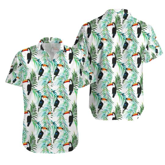 Discover Toucan Hawaiian Shirt, Tyler Durden Toucan Bird Hawaiian