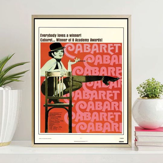 Discover Vintage Cabaret film art. Premium Matte Vertical Poster