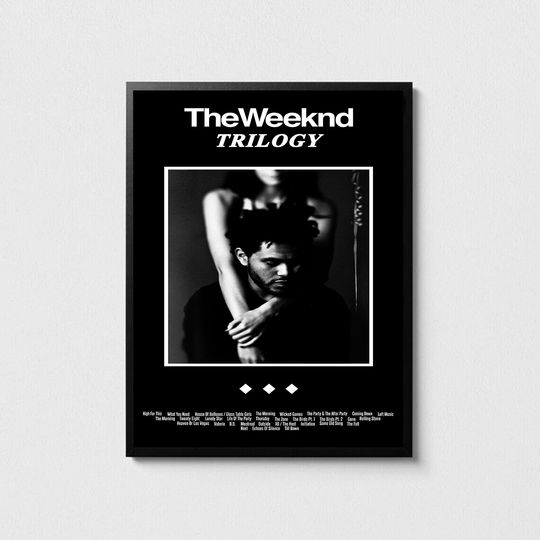 Discover The Trilogy TheWeeknd Poster, Wall Art Vintage Poster