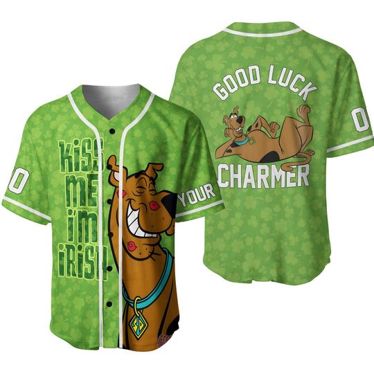 Discover Scooby Doo I Am Irish St. Patrick’s Day Personalized Baseball Jersey
