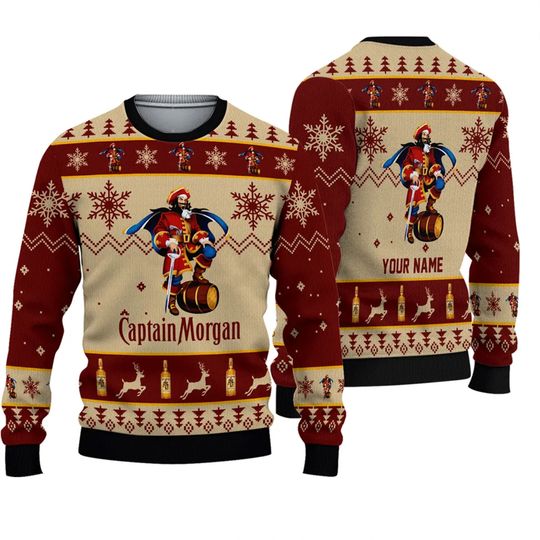 Discover Captain Morgan Christmas Ugly Sweater