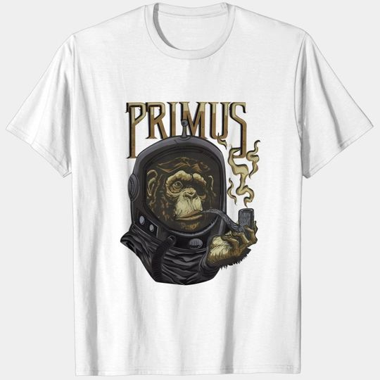 Discover Primus Monkey Metal Rock Band Vox Vintage T-Shirt