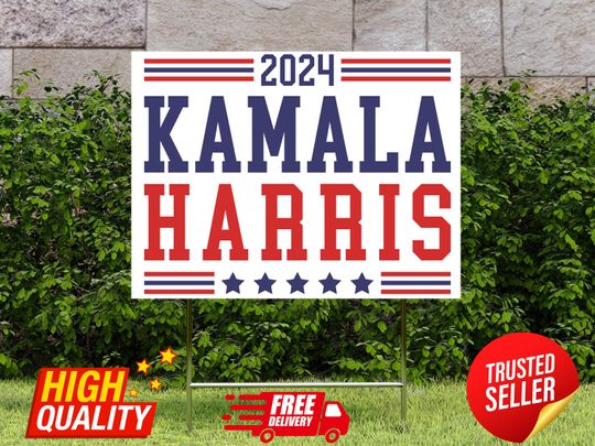 Discover Kamala Harris 2024 Yard Sign - Vote Kamala Yard Sign