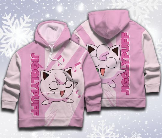 Discover Jigglypuff 3D Hoodie - Stylish Anime Apparel