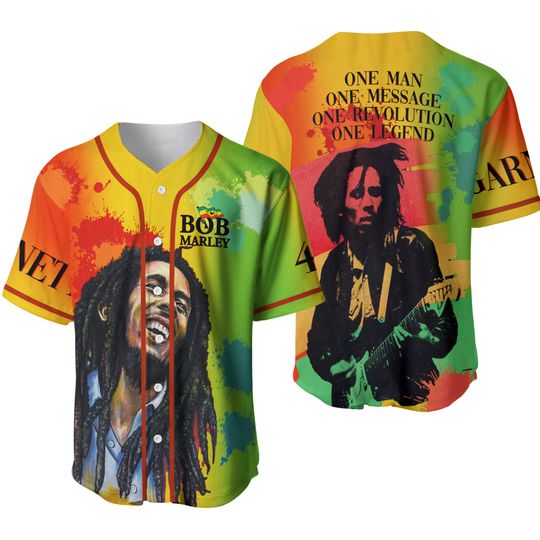 Discover Bob Marley Jersey, Bob Marley Reggae Baseball Jersey
