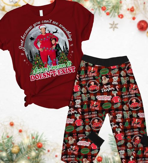 Discover The Santa Clause 1994 Pajamas, Tim Allen Santa Hat Family Pajamas
