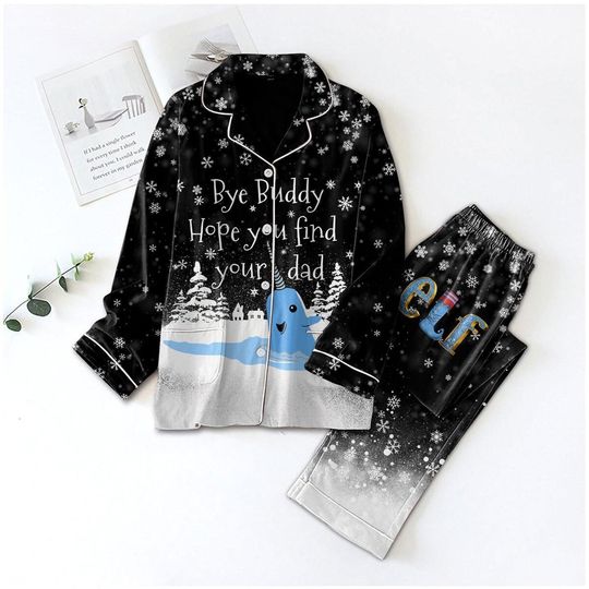 Discover ELF Christmas Movie Pajamas Set, Elf Buddy Long Sleeve Pajamas, Merry Xmas Gift