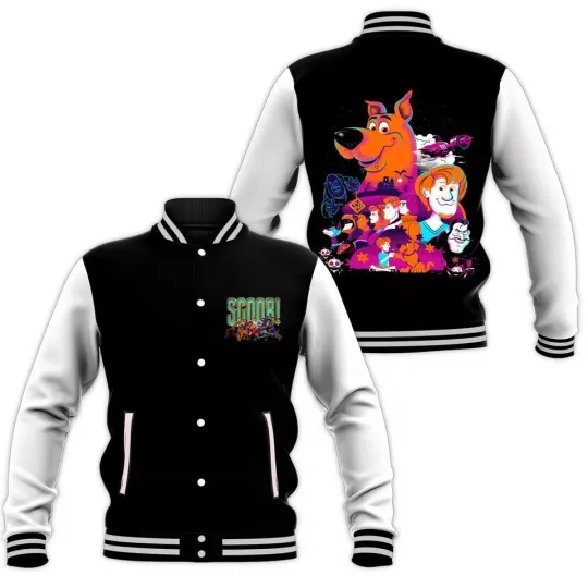Discover We Are Never Too Old For Scooby Doo Animated Movie Halloween Baseball Jacket