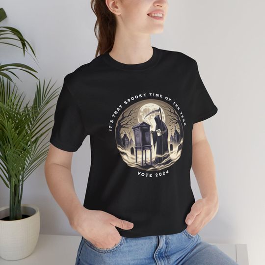 Discover It's that Spooky Time of the Year - Vote 2024, Creepy Halloween T-Shirt