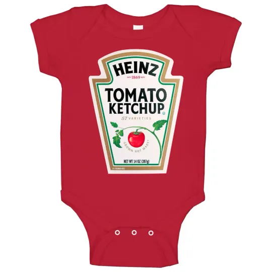 Discover Heinz Tomato Ketchup Halloween Costume Baby One Piece