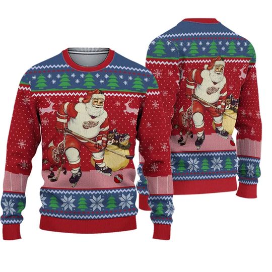 Discover Christmas Ice Hockey Sweater
