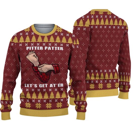 Discover Pitter Patter Letterkenny Christmas 3D Sweater