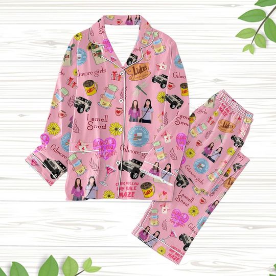 Discover Gilmore Girls Pajamas Set - Luke's Coffee Pajamas