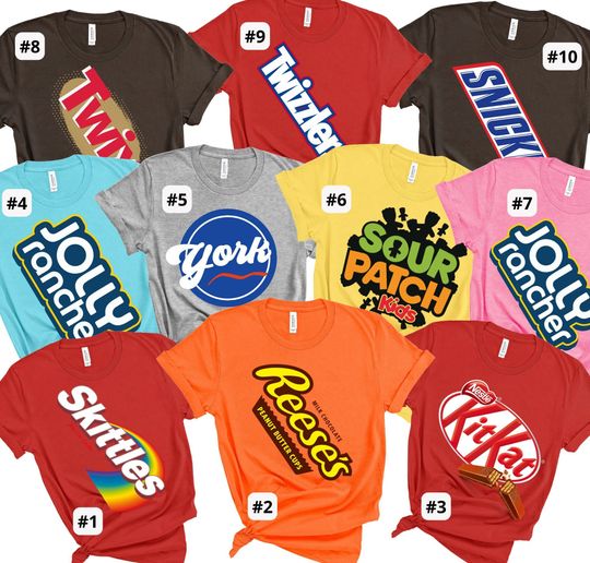 Discover Candy Group Halloween Shirts, Funny Matching Halloween Costume Shirts