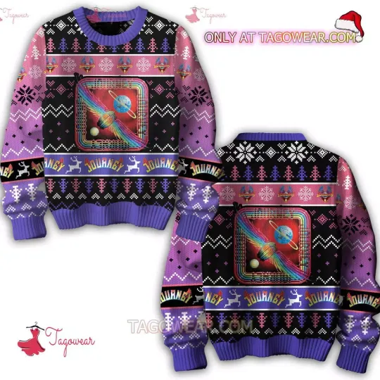 Discover Journey Departure Ugly Christmas Sweater