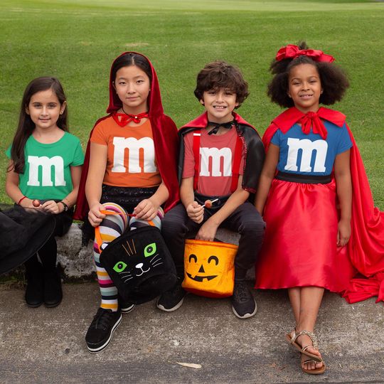 Discover Letter M Team Group Family Costumes T-shirt - Candy Chocolate Halloween Tee