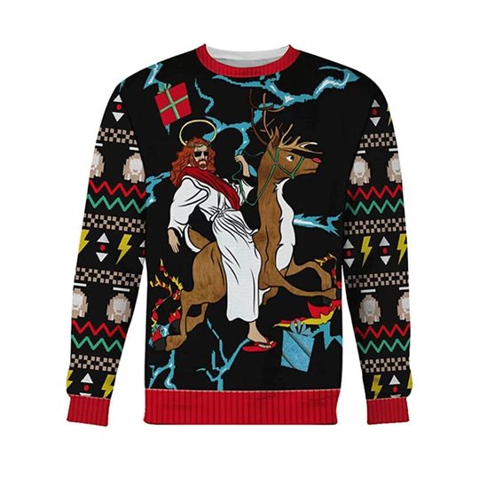 Discover Jesus Ugly Christmas Sweater