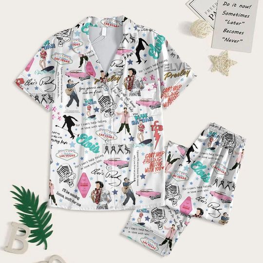 Discover Elvis Pajama Set for Elvis Fans