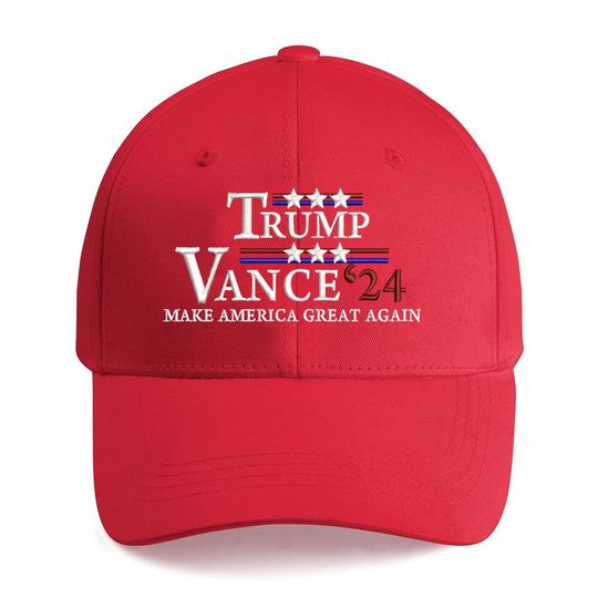 Discover Trump Vance 2024 Embroidered Baseball Cap, MAGA Washed Hat, Take America Back 2024