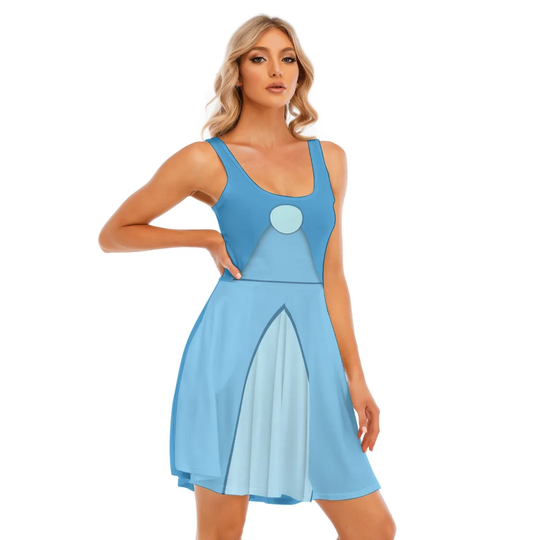 Discover Fairy Merryweather 3D Cosplay Costume Skater Dress