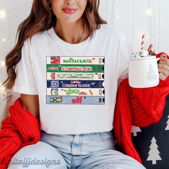 Discover Christmas Movies VHS Design