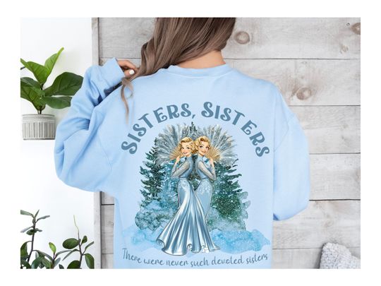 Discover Christmas Sister Movie Watching Sweatshirt