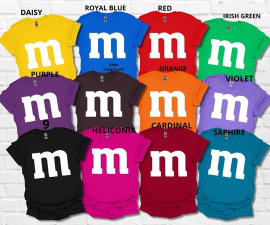 Discover m m candies t shirt, m and m matching family shirt, family halloween shirt