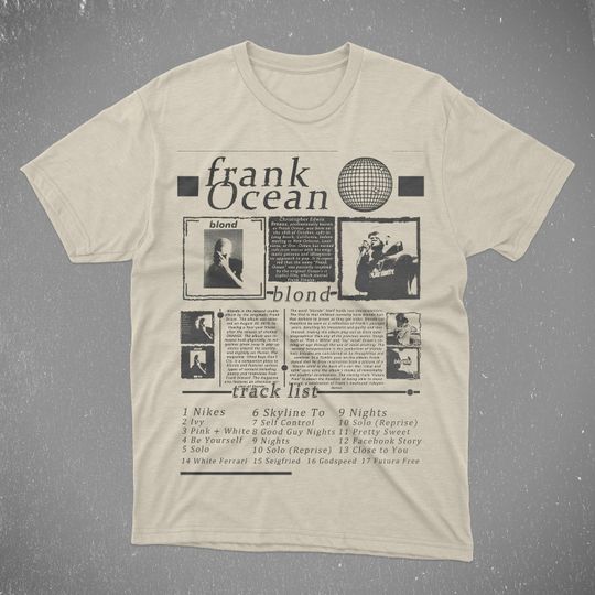 Discover Frank Ocean "Blond" Shirt, Blond Tee, Frank Ocean T-Shirt