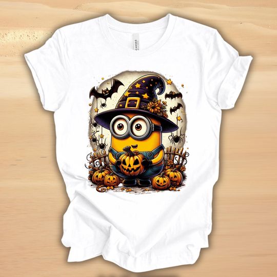 Discover Funny Minion Halloween T-Shirt - Cute & Spooky Trick-or-Treat