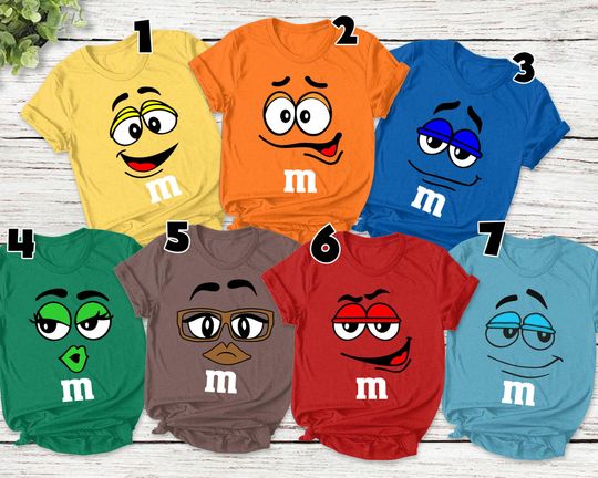 Discover M And M Matching Family Shirt, M&M's Candies Shirt, Family Halloween Shirt