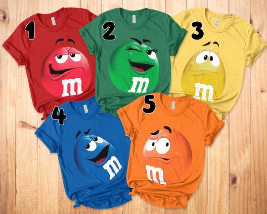 Discover M&M Candies T Shirt, M And M Matching Family Shirt, Family Halloween