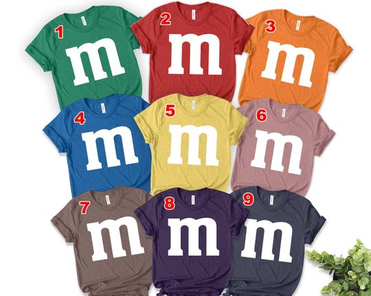Discover M&M Candies T Shirt, M And M Matching Family Shirt, Family Halloween Shirt