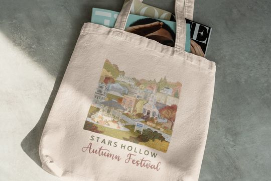 Discover Gilmore Girls Tote Bag - Stars Hollow Autumn Festival - Autumn Bag