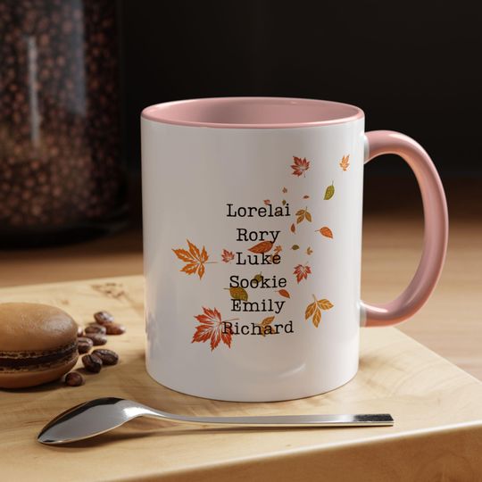 Discover Gilmore Girls Coffee Mug, Fall Leaves Ceramic Cup, Cozy TV Show Gift