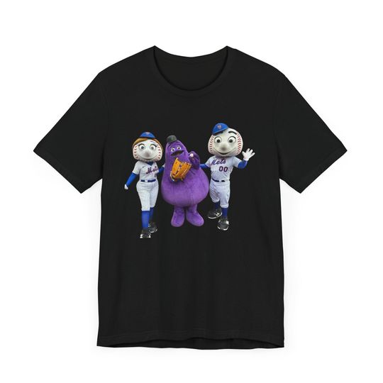 Discover Mr. Met and friends, Mrs Met and Grimace mascot shirt