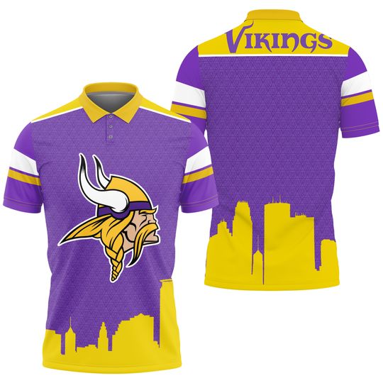 Discover Vikings Football Polo Shirt