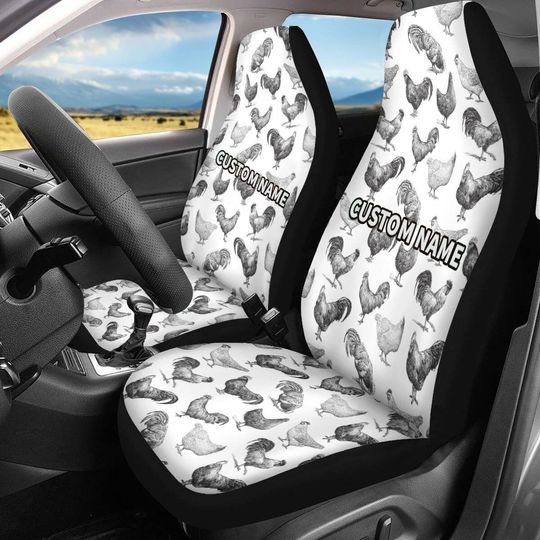 Discover Personalized Chicken Car Seat Covers