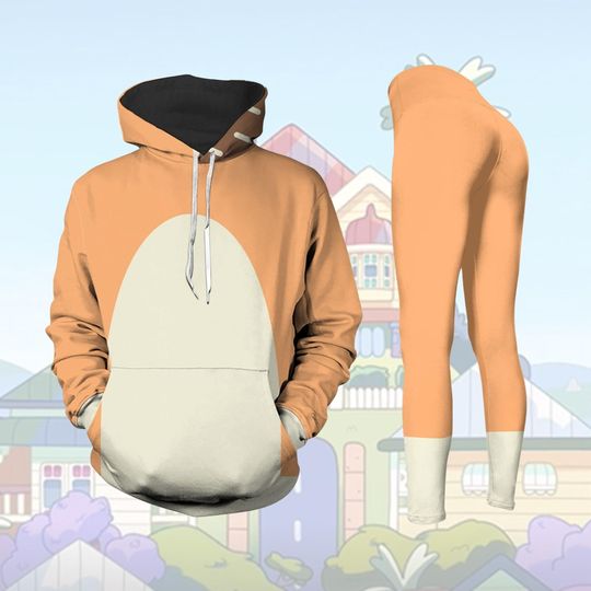 Discover Chilli Dog Cosplay Hoodie, Chilli 3D Hoodie, Red Heeler Hoodie For Men