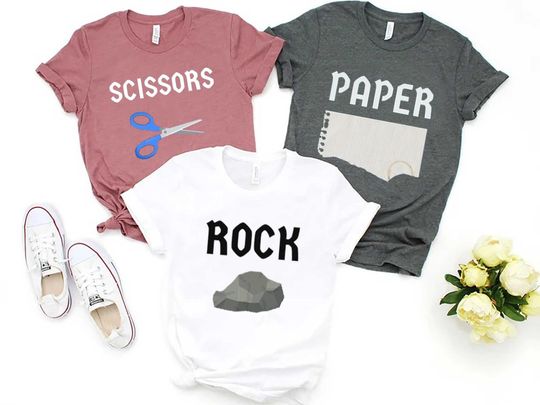 Discover Matching Rock, Paper, Scissors Halloween Costumes, Coordinating Family