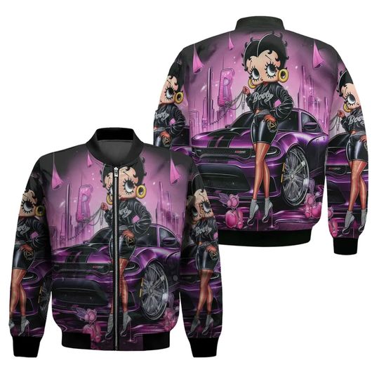 Discover Betty Boop Women's Bomber Jacket