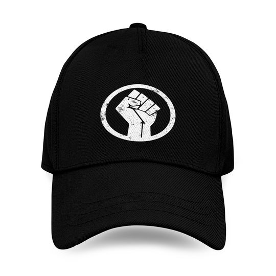 Discover BLACK POWER RAISED FIST Baseball Caps