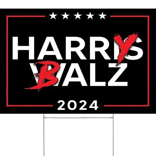 Discover HARRY BALZ TRUMP 2024 MAGA FJB HARRIS Yard Sign