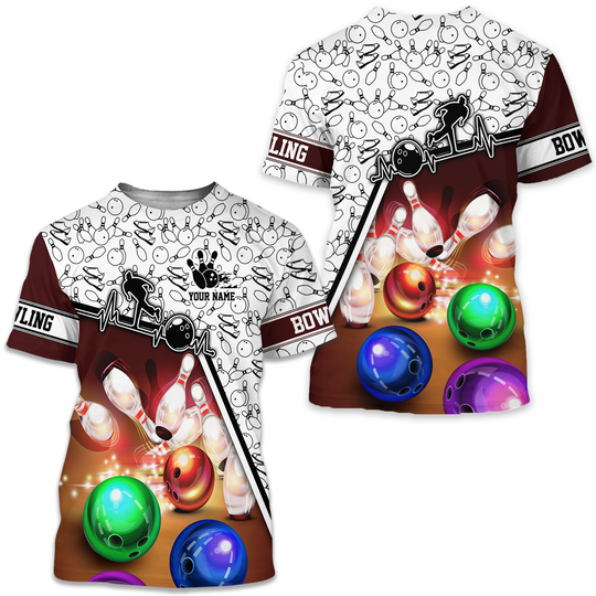 Discover Personalized Name Bowling Shirts for Men and Women 3D, Bowling Shirts