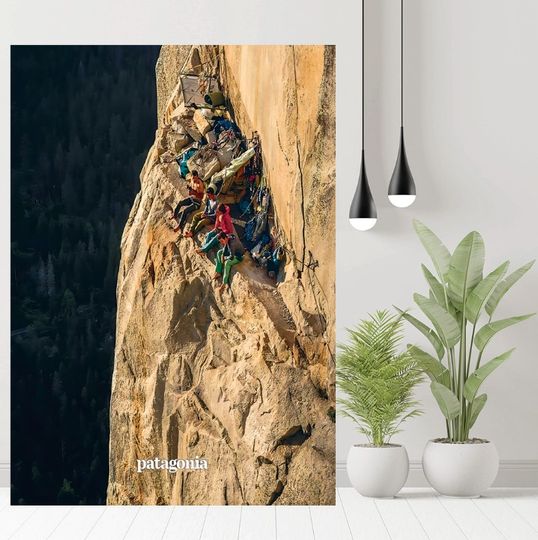 Discover Patagonia Magazine Art Poster, Base Camp Poster