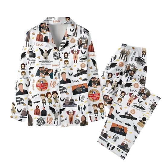 Discover Supernatural Pajamas Set, Supernatural Movie Pajamas