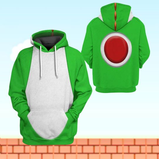Discover Green Dragon 3D Cosplay Hoodie, Dragon Cosplay Hoodie, Video Game 3D Hoodie