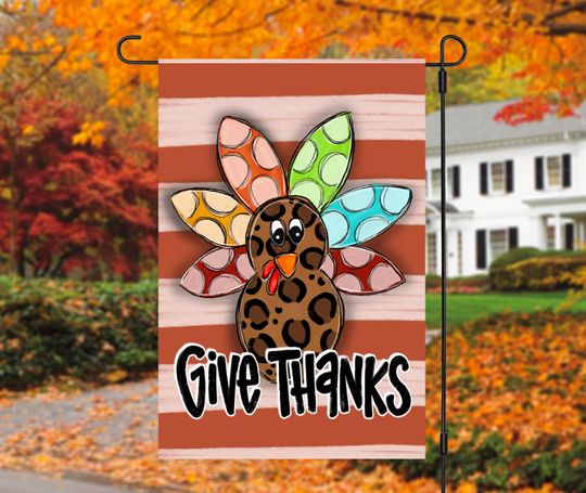 Discover Thanksgiving Garden Flag