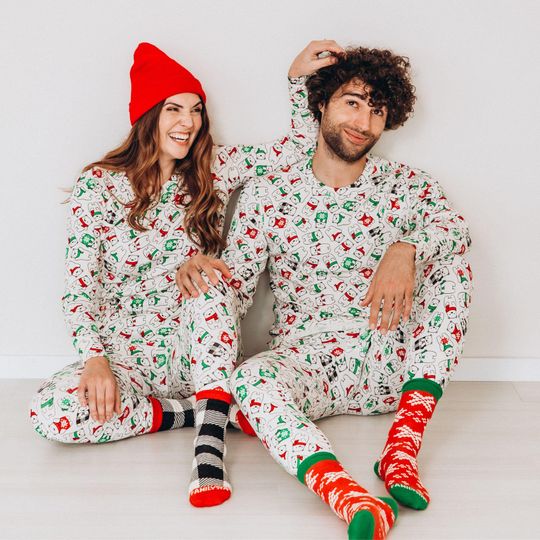 Discover Christmas Pajamas For Couples Matching, Holiday Pajamas, Unique Gifts