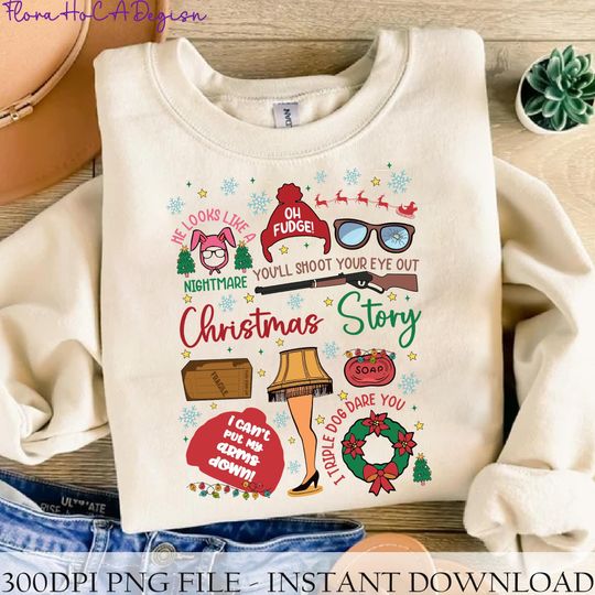 Discover A Christmas Story Movie Sweatshirt - Comfortable Holiday Gear