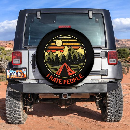 Discover Funny Camping Design For The Outdoors Individual Spare Tire Cover